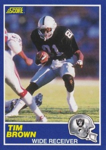 2001 Upper Deck #118 Tim Brown Oakland Raiders NFL Football Card NM-MT