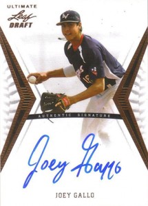 Joey Gallo 2012 1ST BOWMAN CHROME ROOKIE RC AUTO #BCA