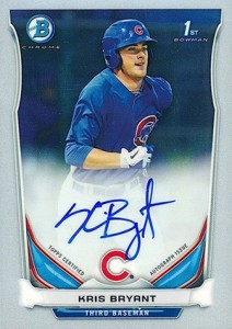 Lids Kris Bryant Chicago Cubs Autographed 2014 Bowman Prospects MLB 1st  Bowman Paper #BP25 Beckett Fanatics Witnessed Authenticated 10 Card