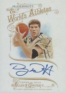 2014 Topps Allen & Ginter Non-Baseball Autographs Guide 16