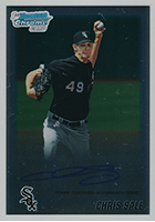 CHRIS SALE 2011 Topps DIAMOND SP Rookie Card RC Logo Boston Red Sox $$ HOT  $$