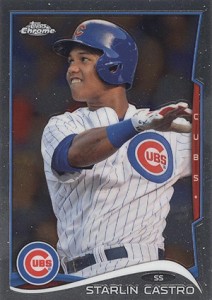 2014 Topps Opening Day BLUE #142 Starlin Castro CHICAGO CUBS SERIAL  #452/2014