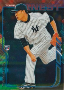 Masahiro Tanaka player worn jersey patch baseball card (New York Yankees)  2018 Topps Heritage Clubhouse Collection #CCRMT