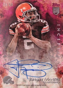 2014 Topps Inception Football Rookie Autographs Guide