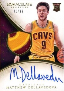 2013-14 Immaculate RPA 108 Matthew Dellavedova