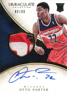 2013-14 Immaculate RPA 110 Otto Porter
