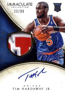 2013-14 Immaculate RPA 134 Tim Hardaway Jr