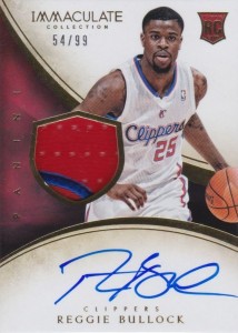 2013-14 Immaculate RPA 140 Reggie Bullock