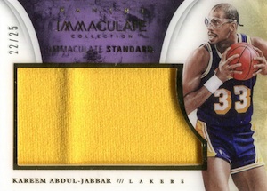 2013-14 Panini Immaculate Collection Basketball Immaculate Standard Kareem Abdul-Jabbar
