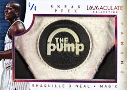 2013-14 Panini Immaculate Sneak Peek Shaq Pump