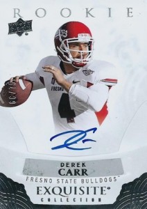 Derek Carr Signed Autograph RARE Fresno State Bulldogs NCAA Jersey