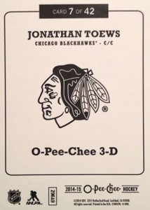 2014-15 O-Pee-Chee Hockey Surprises Include 3-D and Blank Back Cards 2