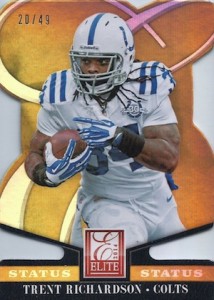 2014 Elite Status Gold Trent Richardson