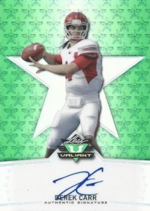 2014 Leaf Originals selling Derek Carr Auto Rookie Card Mini /25 RC Saints