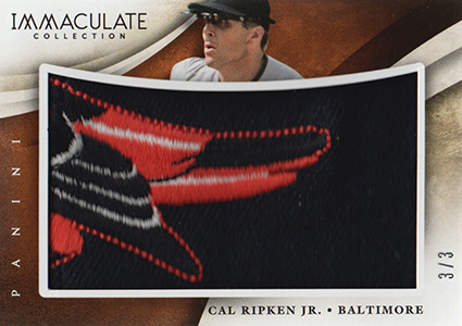 2014 Panini Immaculate Collection Baseball Jumbo Patch Cal Ripken