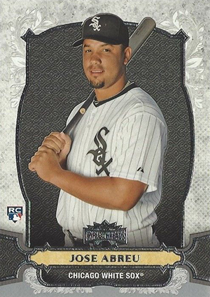 Jose Abreu player worn jersey patch baseball card (Chicago White