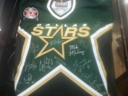 1999 dallas stars team signed jersey