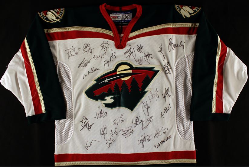 Signed wild clearance jersey