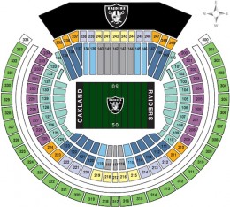Oakland Raiders Coliseum Seating Chart 3