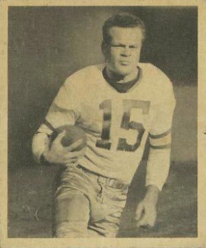 1948 Bowman #30 Vic Lindskog Philadelphia Eagles Football Card Ex+