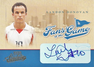 Landon Donovan LA Galaxy Autographed White Jersey - Upper Deck