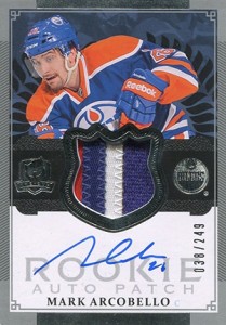 2013-14 Upper Deck The Cup RAP 166 Mark Arcobello