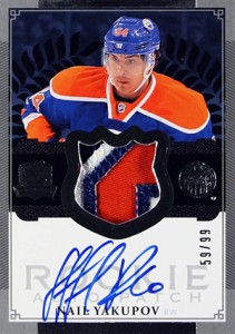 2013-14 Upper Deck The Cup RAP 186 Nail Yakupov