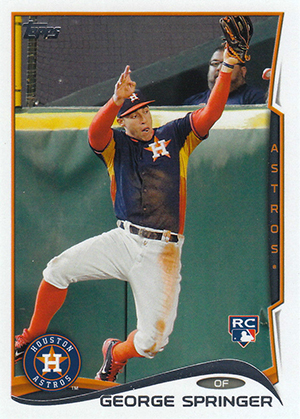 George Springer 1 Of 1 2021 Topps In The Name Nameplate Jersey Patch #1/1  ASTROS,  in 2023