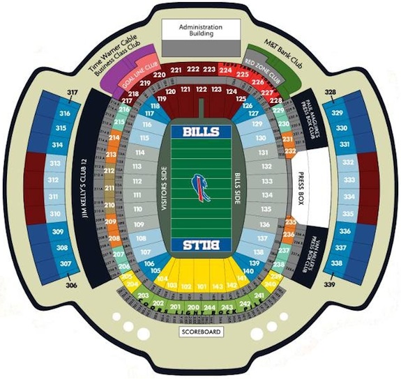 Buffalo Bisons Seating Chart