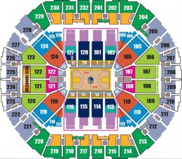 Golden State Warriors Seating Chart 3