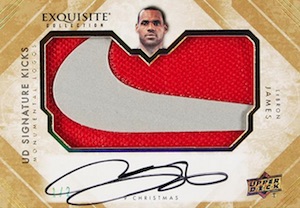 Collectors Getting a Kick Out of 2013-14 Exquisite Signature Kicks Shoe Cards 11