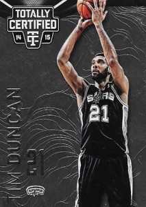2014-15 Panini Totally Certified Basketball 109 Tim Duncan