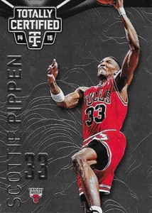 2014-15 Panini Totally Certified Basketball 118 Scottie Pippen