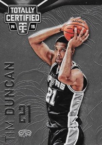 2014-15 Panini Totally Certified Basketball Variations 109 Tim Duncan