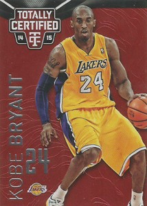 2014-15 Panini Totally Certified Basketball Variations 66 Kobe Bryant Red