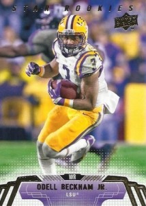 : 2015 Prizm Odell Beckham Jr. Tigers Rookie Football Card #78 :  Collectibles & Fine Art