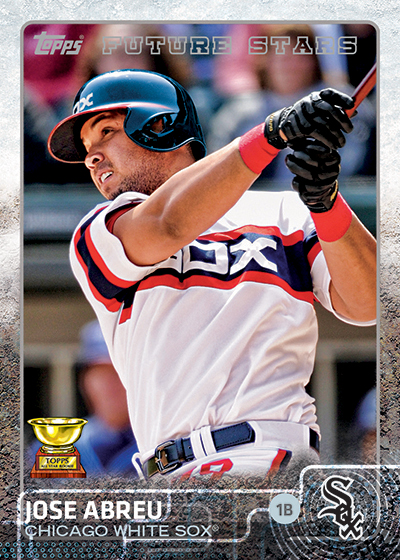 JOSE ABREU 2014 AMERICAN LEAGUE ROOKIE OF THE YEAR BASEBALL CARD