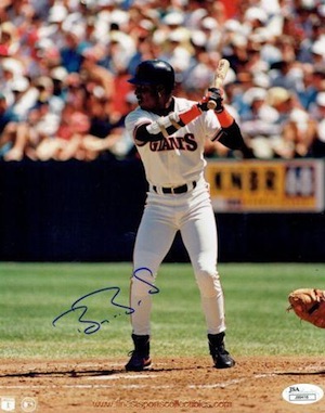 Will Clark Autographed 1989 NLCS MVP 16x20 - Celebrating