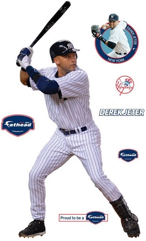 New York Yankees Derek Jeter Fathead Farewell Giant Removable