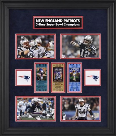 New England Patriots 6-Time Super Bowl Champions Ticket Collection