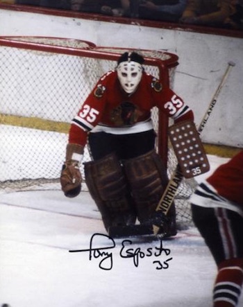 Tony Esposito Chicago Blackhawks Fanatics Branded Premier