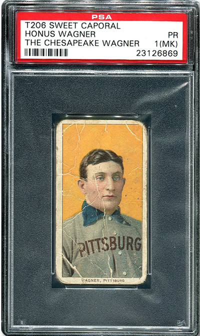 T206 Honus Wagner, PSA 5 Baseball Card