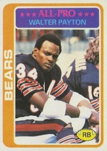 walter payton jersey card