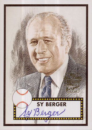 Sy Berger, One of the Creators of the Modern Baseball Card, Passes Away at 91 1