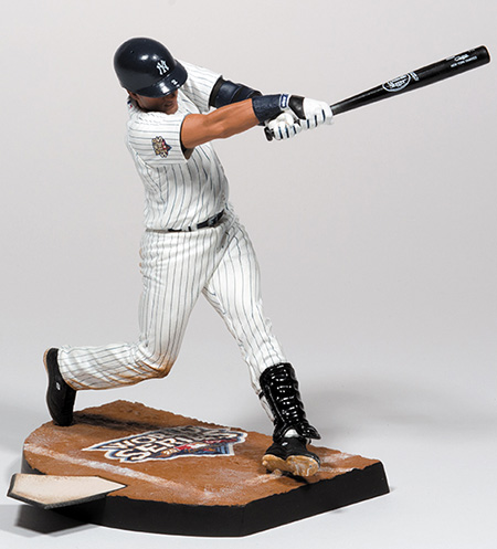 McFarlane Toys MLB New York Yankees Sports Picks Baseball Series 10 Derek  Jeter Action Figure White Pinstripes Jersey - ToyWiz