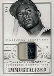 2014 National Treasures Immortalized Roberto Clemente Patch