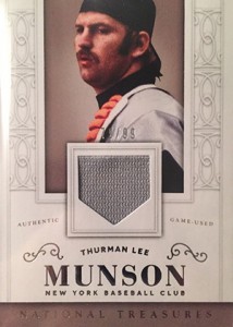 2014 National Treasures Thurman Munson Jersey