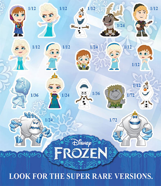 frozen funko mystery minis