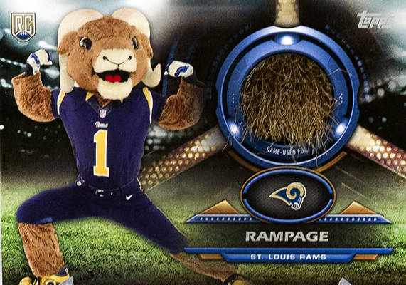 Football Team Los Angeles Ram With Rampage The Mascot For Football