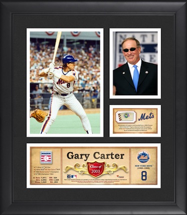 Gary Carter New York Mets Grey Road Jersey w/ Team Patch Men's (S-3XL)